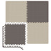 Мат-пазл  Hop-Sport HS-A010PM-4 EVA 1cm 4 части beige-brown - фото №4
